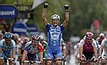 Tour de France - 10 juli 2004<br />6e etappe Bonneval - Angers <br />Tom Boonen  pakt zijn eerste Touretappe